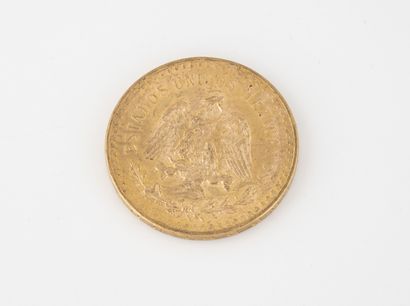 MEXIQUE
Pièce de 50 pesos, 1821-1947. 

Poids...