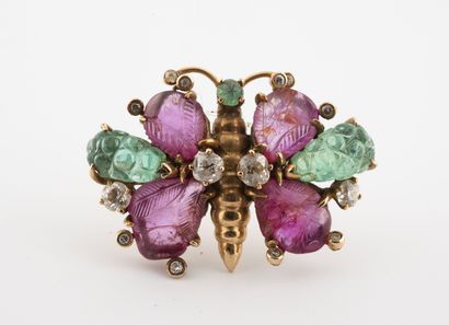 
Petite broche papillon, de type 