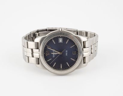 TISSOT
Men's wrist watch in steel. 

Round...