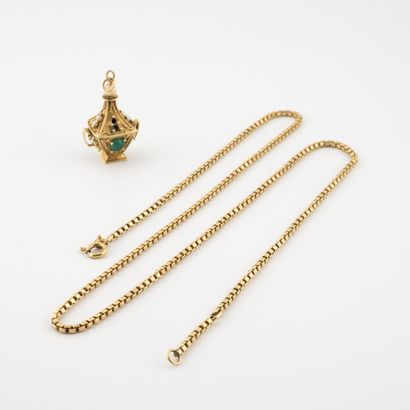 
Yellow gold (750) Venetian link necklace...
