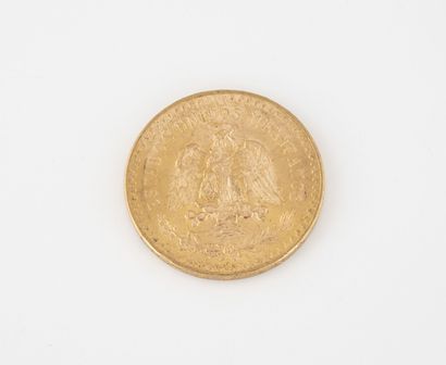 MEXIQUE
Pièce de 50 pesos, 1821-1947. 

Poids...