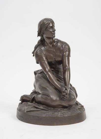 D'après Henri CHAPU (1833-1891)
Joan of Arc....