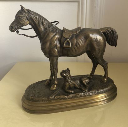 D'après Alfred BARYE (1796-1875)

Saddled...