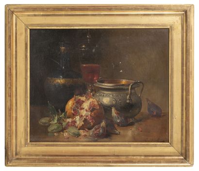 L. ORIOL (XIXème siècle)
Still life with...