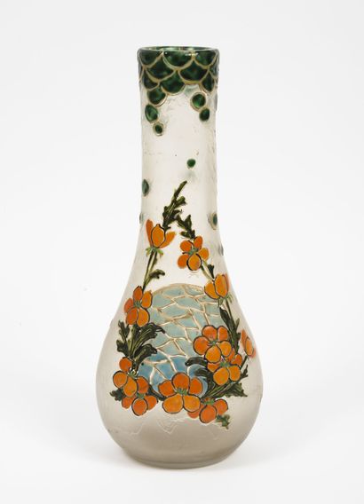 Etablissements LEGRAS 
Vase of baluster form...