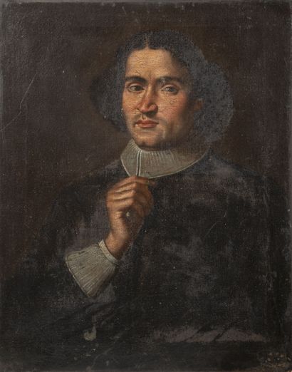 ÉCOLE du XVIIème siècle
Portrait of a man...