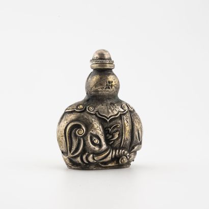 ASIE, XXème siècle
Silver snuffbox (min....