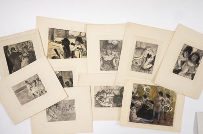 D'après Edgar DEGAS (1834-1917)
Plates for...