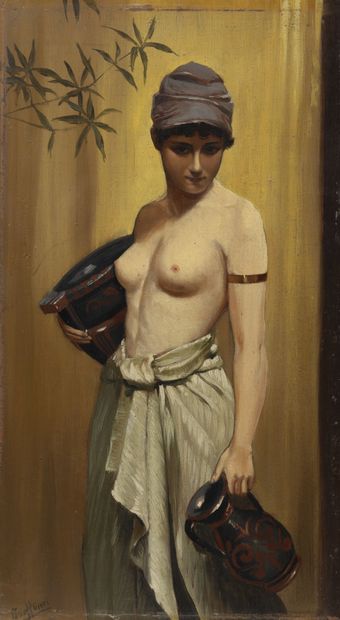 Paolo HENRI (XIXème-XXème)
The water carrier...