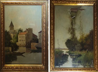 Charles André REYNE (1873-1917)

- River...