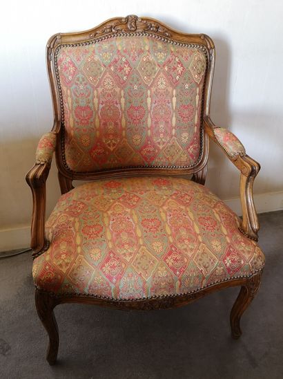 FRANCE, XXème siècle

Fauteuil à dossier...