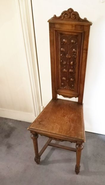 FRANCE, Vers 1880-1900.
Paire de fauteuils...