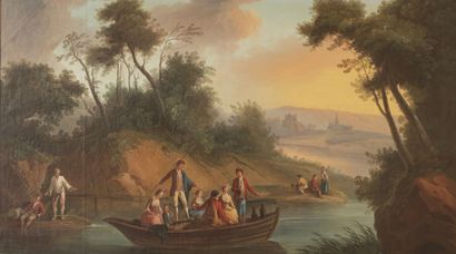 Attribué à Alexandre-Hyacinthe DUNOUY (Paris...