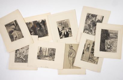 D'après Edgar DEGAS (1834-1917)
Plates for...