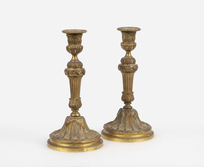 France, vers 1900
A pair of ormolu torches...