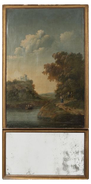 FRANCE, XIXEME SIECLE
Trumeau rectangulaire...