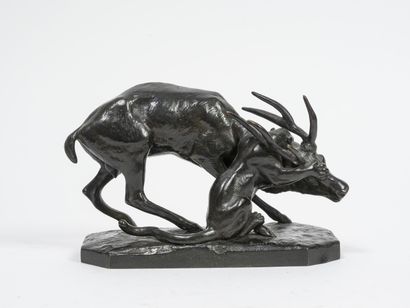 D'après Alfred BARYE (1839-1882)
A feline...