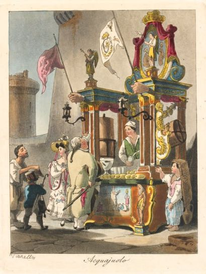 Vianelli/Moeurs italiennes. Album petit in-8...
