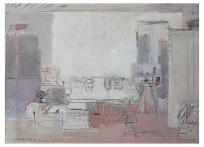 Francine LEDIEU (1931)
Sans titre.

Huile...