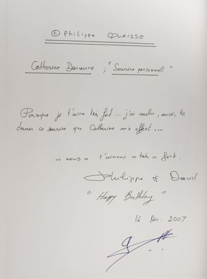 Philippe QUAISSE (XXème - XXIème siècle)
Catherine...