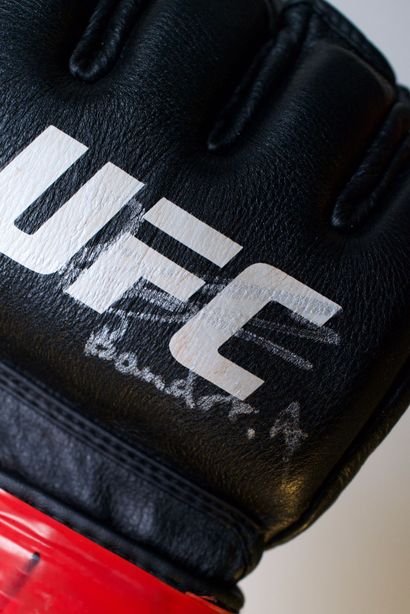 Alan Baudot
A pair of MMA gloves worn and...