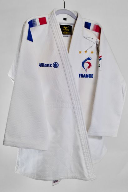 Clarisse Agbégnénou

France Mizuno judo kimono...