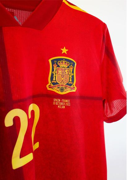 Pablo Sarabia

Spain Home 2021-22 match shirt...
