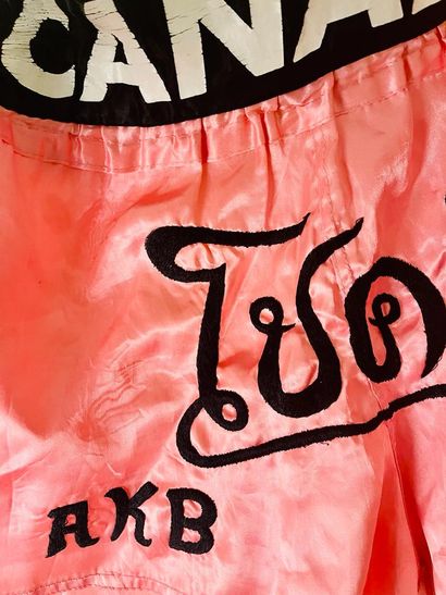 Dida Diafat 

Custom muay Thai shorts worn...