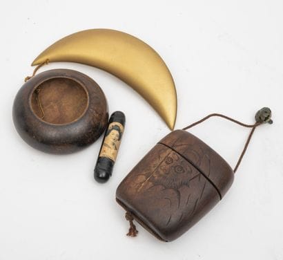JAPON
Tabako-ire (tobacco joke) made of wood...