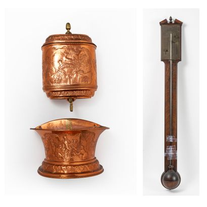 FRANCE, XIXEME SIECLE
Barometer in mahogany...