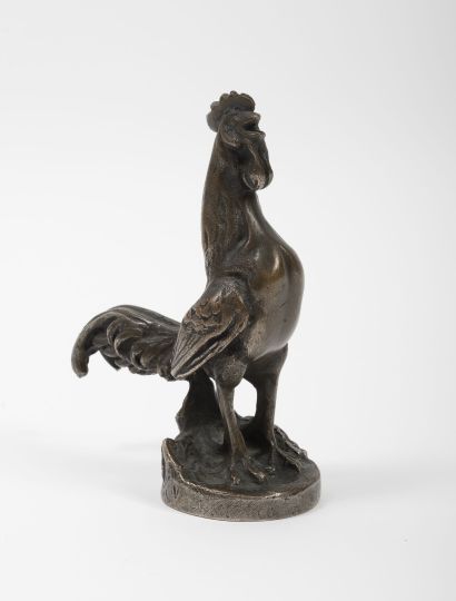 Mascotte ou bouchon de radiateur en bronze...