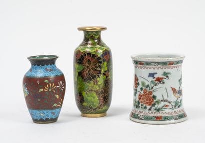 CHINE, XIXème-XXème siècles
- A porcelain...