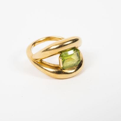 MAUBOUSSIN
Yellow gold (750) double ring...