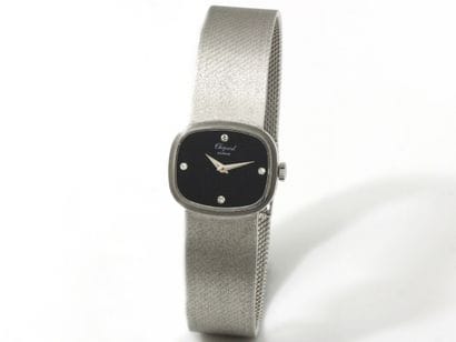 CHOPARD
Ladies' wristwatch in white gold...