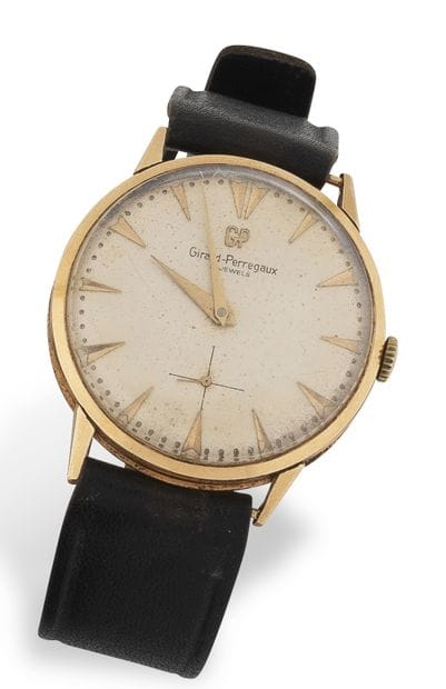 GIRARD PERREGAUX
Men's wristwatch in yellow...
