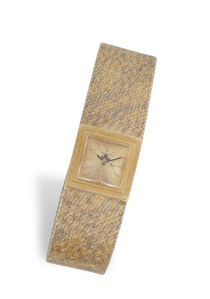 OMEGA
Ladies' wristwatch in 2 shades of gold...