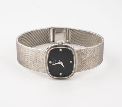 CHOPARD
Ladies' wristwatch in white gold...