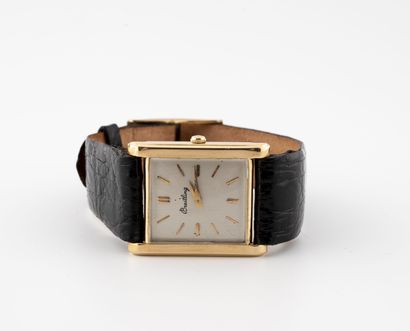 BREITLING
Men's wristwatch in yellow gold...