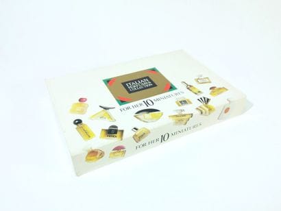 ITALIAN PERFUMES COLLECTION
Cardboard box...