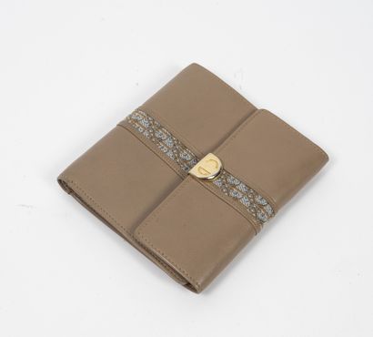 CHRISTIAN DIOR
Beige leather wallet with...