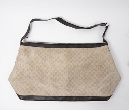 GUCCI
Canvas tote bag with beige/ebony monogram,...