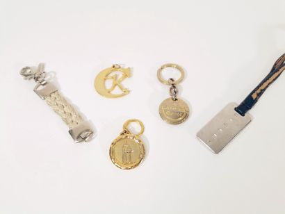 LANCEL
Lot of five key rings from LANCEL,...