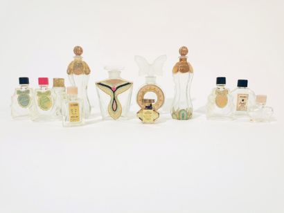 Lot of 12 bottles of perfume and eau de toilette...