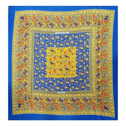 HERMES Paris
Printed cashmere and silk shawl,...