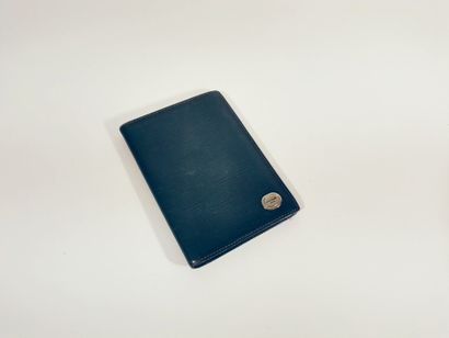 COURREGES
Blue-green leather wallet. 

Size:...