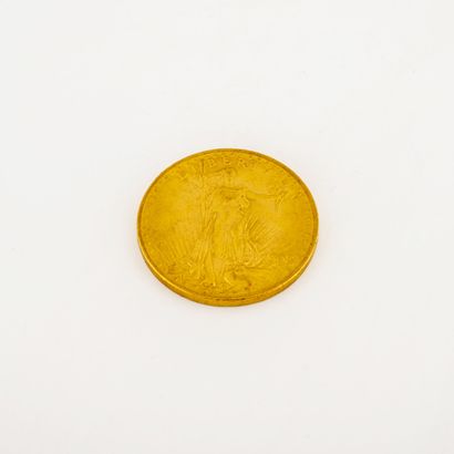 ÉTATS UNIS
Pièce de 20 dollars, Type Liberty,...