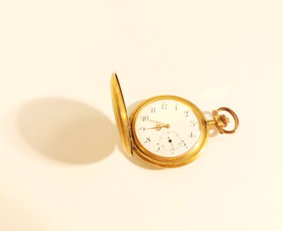 Montre de gousset en or jaune (585).

Couvercles...
