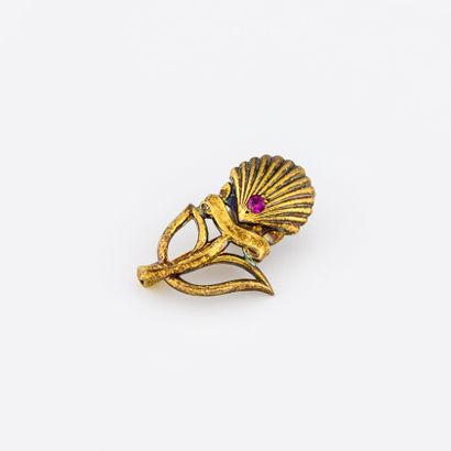 CARTIER Paris
Petite broche pin's en argent...