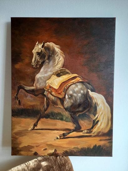 Tableau vendu encadré 