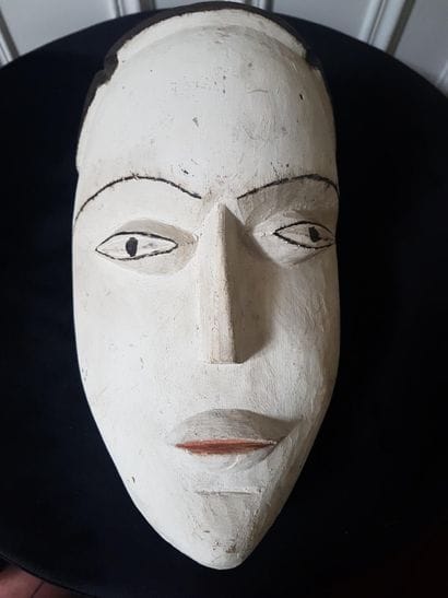 Mask Ethnicity Punu Lumbu 26 cm- Mid 20th...